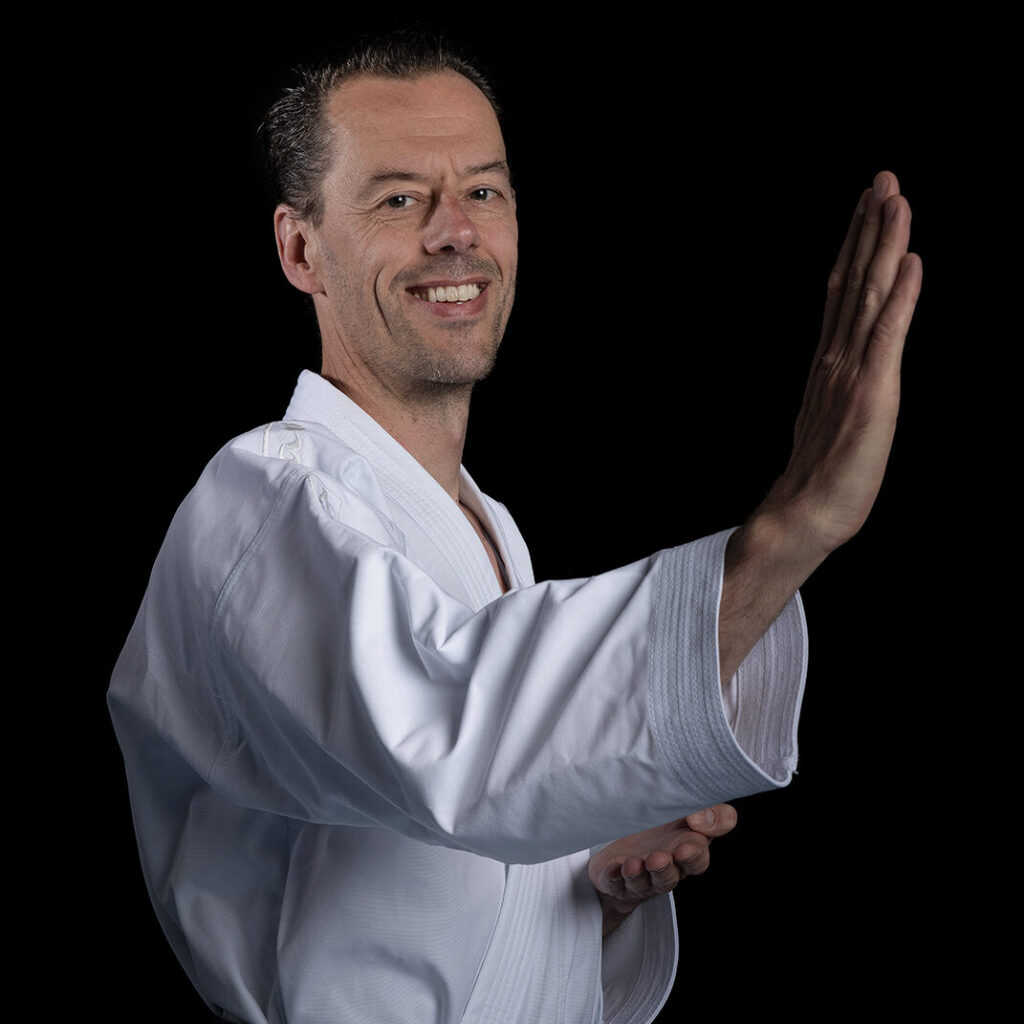 Sensei Jacco in shuto uke